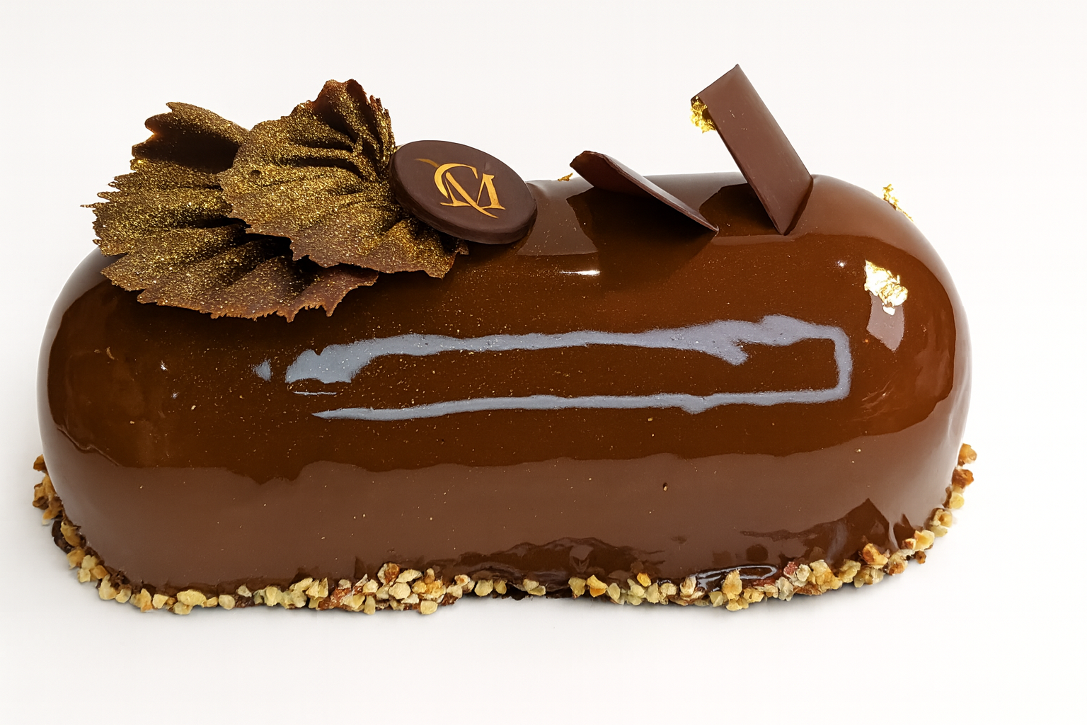 Bûche Royal Chocolat Caramel